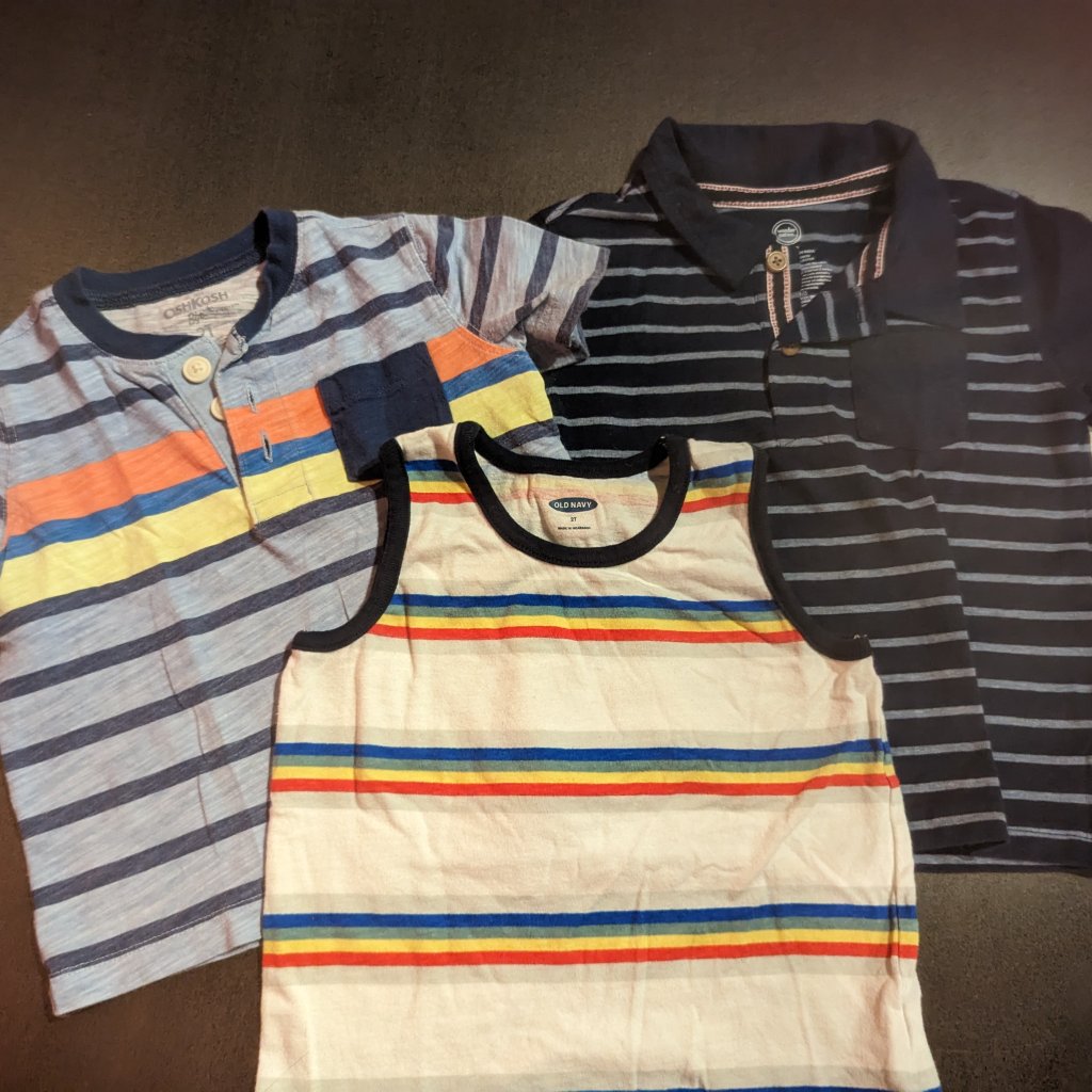 3 Tee Striped Bundle
